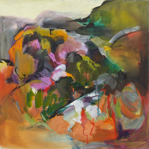 Mountain passage I 60x60cm oil on canvas 2011